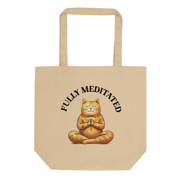 Fully Meditated Cat - Eco Tote Bag