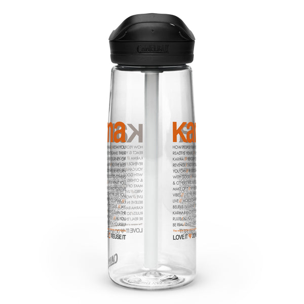 Karma Quotes - Sports water bottle