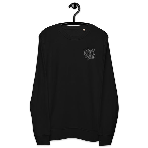 Namaste - Embroidered unisex organic sweatshirt