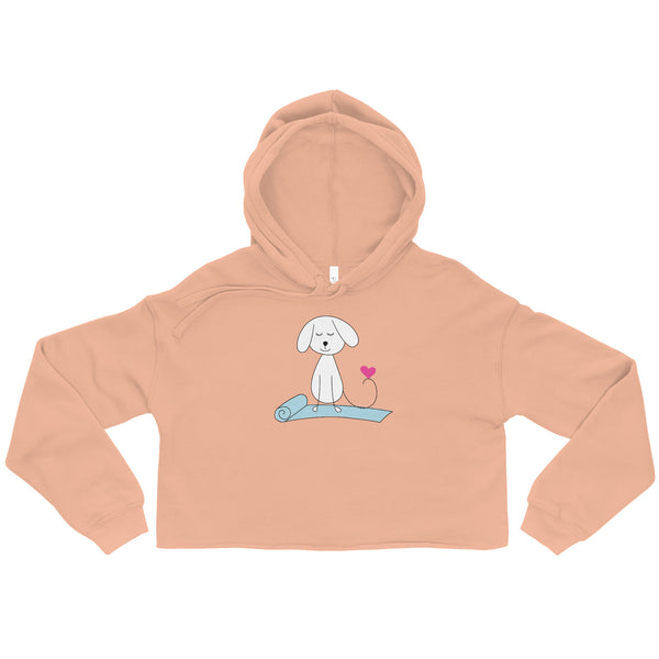 Yoga Dog - Crop Hoodie