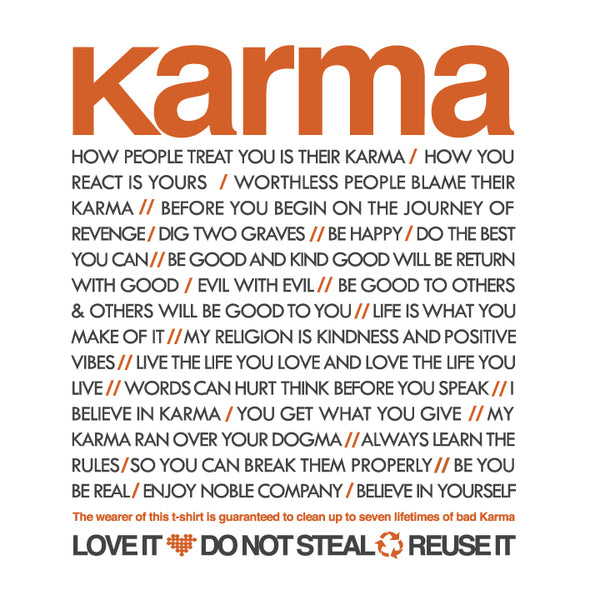 Karma Quotes - Sports water bottle