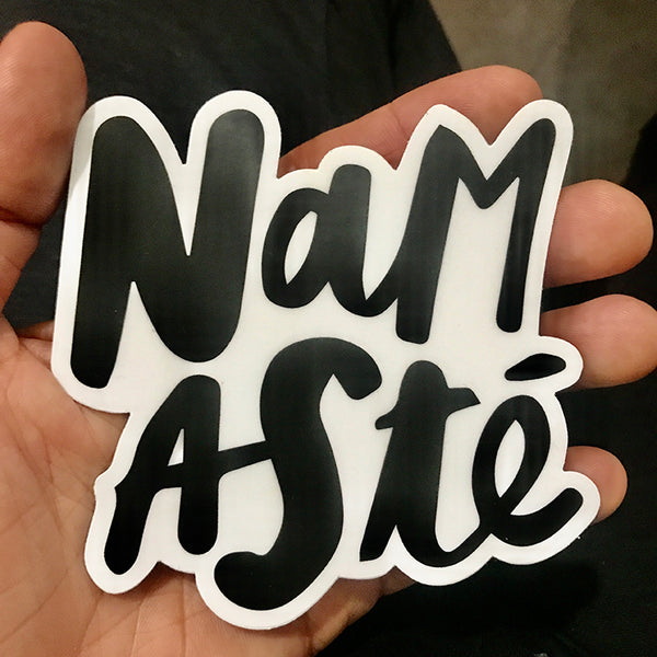 Namaste - Vinyl bubble-free sticker