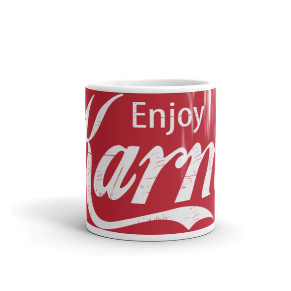 Enjoy Karma - White Ceramic Mug