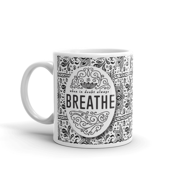 When in Doubt - White Ceramic Mug