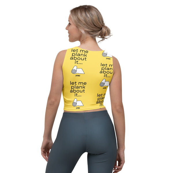 Let Me Plank Crop Top