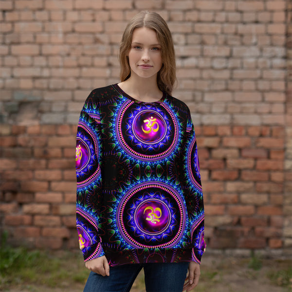 Om Mandalas - Unisex All-Over Print Sweatshirt