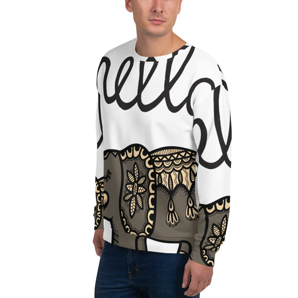 Hello Elephant - Unisex All-Over Print Sweatshirt
