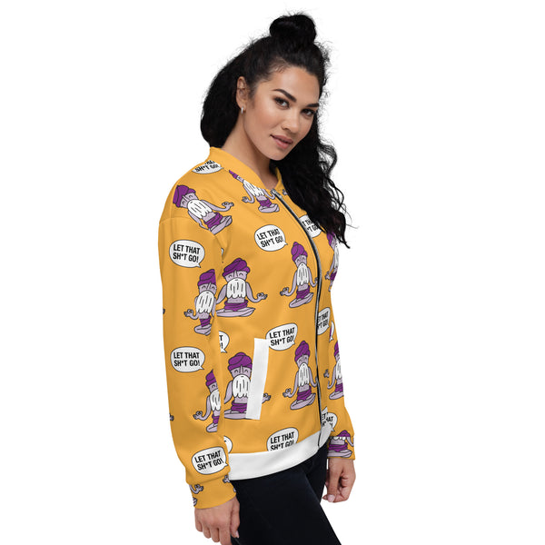 Let That Sh*t Go - Unisex Bomber Jacket