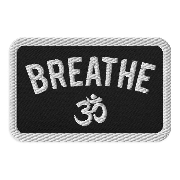 Breathe Om - Embroidered patch