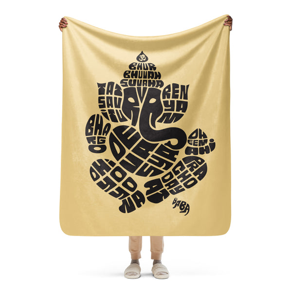 Baba Ganesh - Sherpa Blanket
