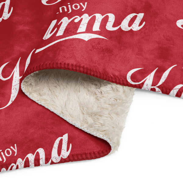 Enjoy Karma - Sherpa blanket