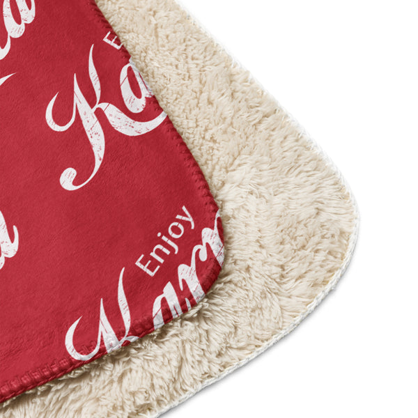 Enjoy Karma - Sherpa blanket