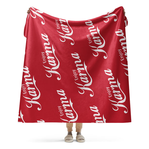 Enjoy Karma - Sherpa blanket