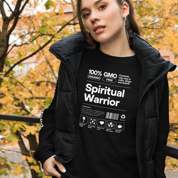 Spiritual Warrior - Unisex Cotton Long Sleeve Tee