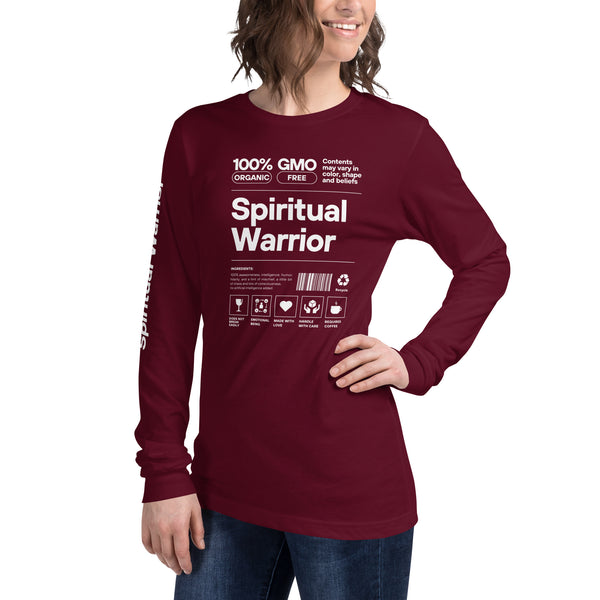 Spiritual Warrior - Unisex Cotton Long Sleeve Tee