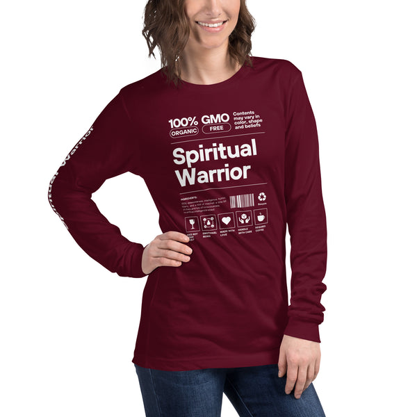 Spiritual Warrior - Unisex Cotton Long Sleeve Tee