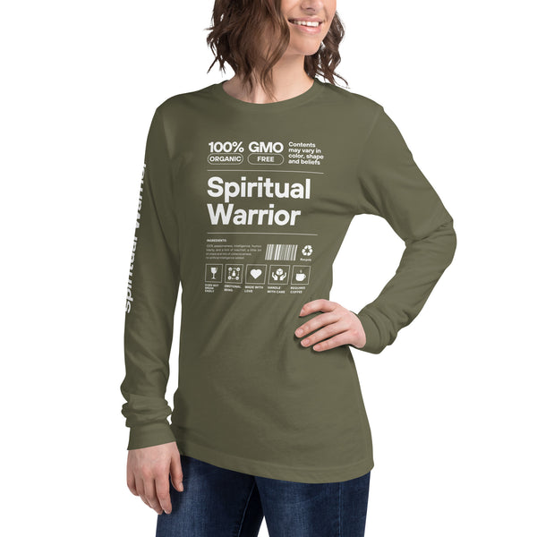 Spiritual Warrior - Unisex Cotton Long Sleeve Tee