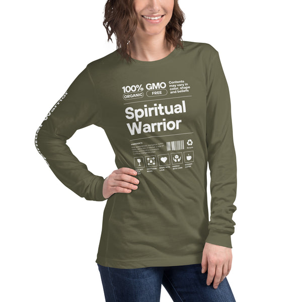 Spiritual Warrior - Unisex Cotton Long Sleeve Tee