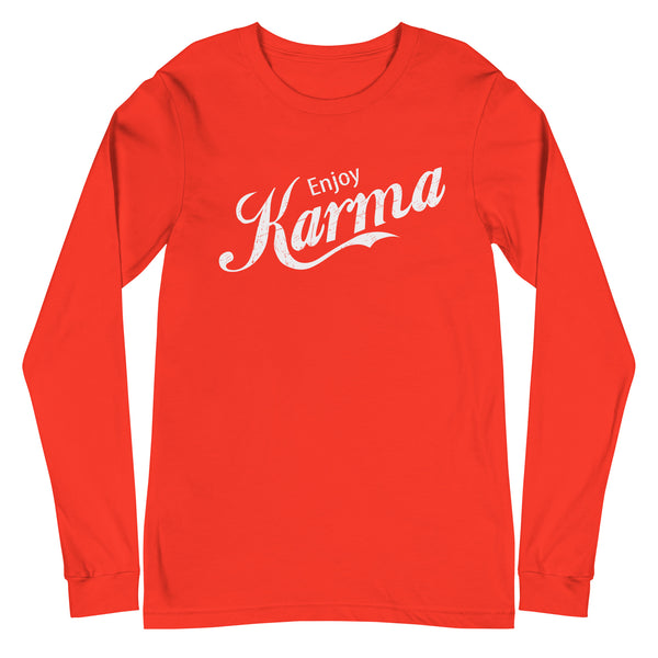 Enjoy Karma - Unisex Cotton Long Sleeve Tee