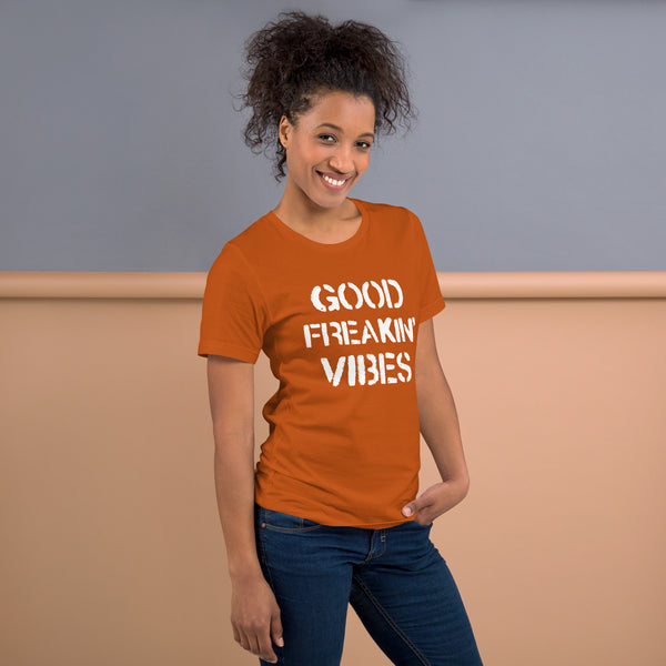 Good Freakin' Vibes - Unisex Cotton T-shirt