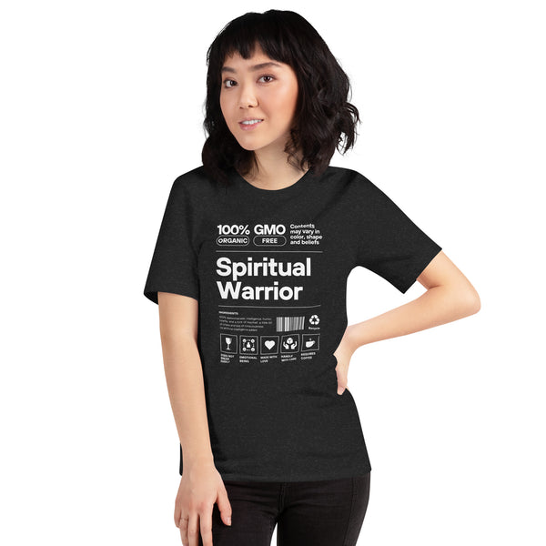 Spiritual Warrior Non GMO -  Unisex Cotton Fitted T-shirt
