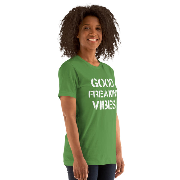 Good Freakin' Vibes - Unisex Cotton T-shirt