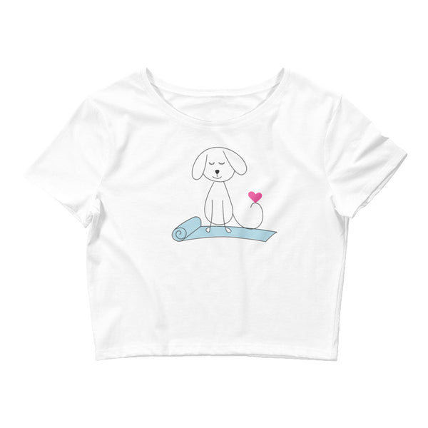 Yoga Dog - Women’s Crop Tee