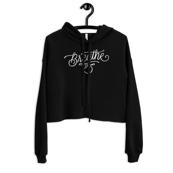 Breathe Tattoo - Fleece Crop Hoodie