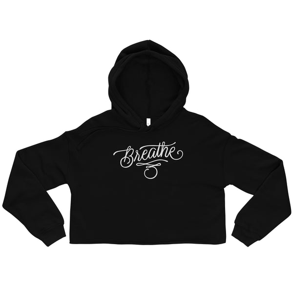 Breathe Tattoo - Fleece Crop Hoodie