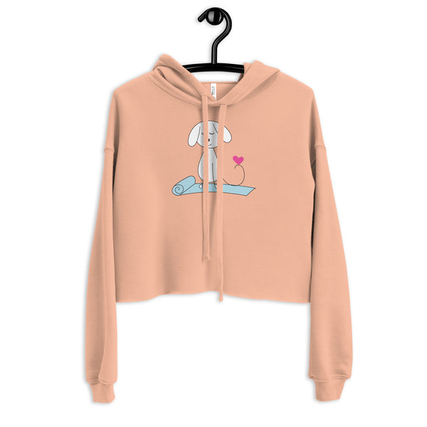Yoga Dog - Crop Hoodie