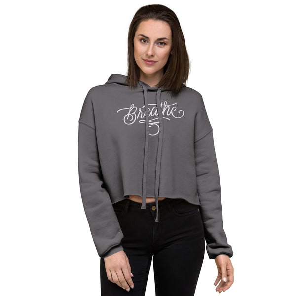 Breathe Tattoo - Fleece Crop Hoodie