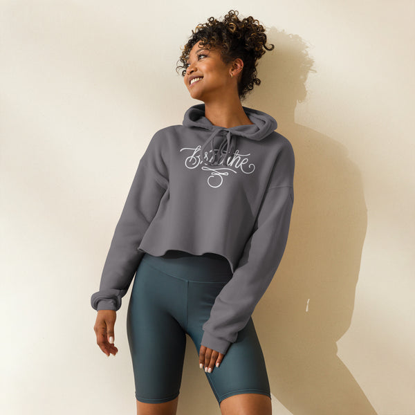 Breathe Tattoo - Fleece Crop Hoodie
