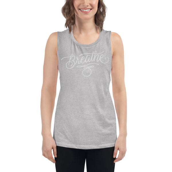 Breathe Tattoo - Ladies’ Muscle Tank