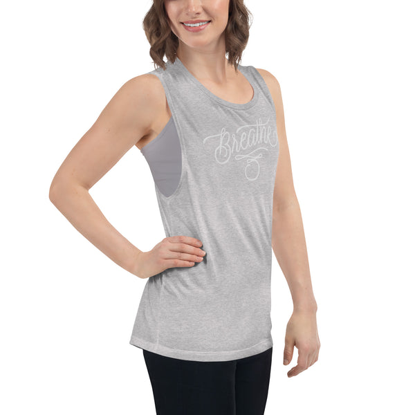 Breathe Tattoo - Ladies’ Muscle Tank