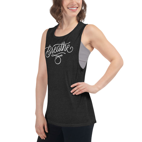 Breathe Tattoo - Ladies’ Muscle Tank