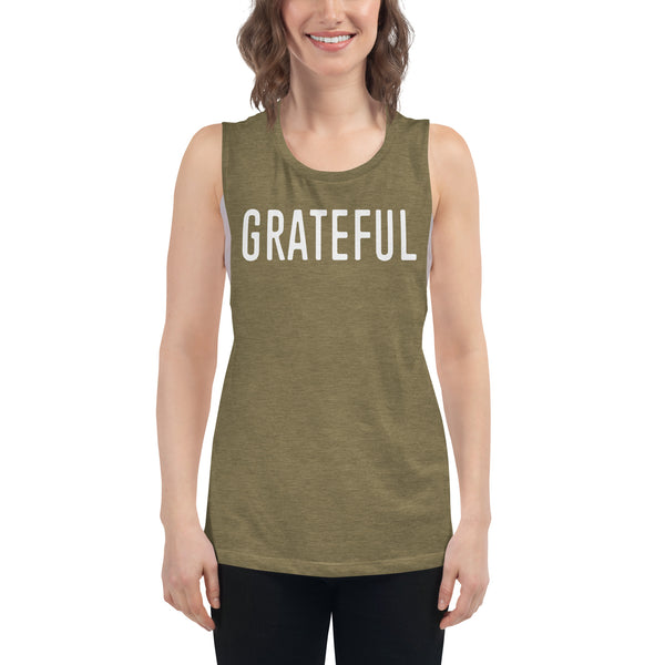 Grateful - Ladies’ Muscle Tank