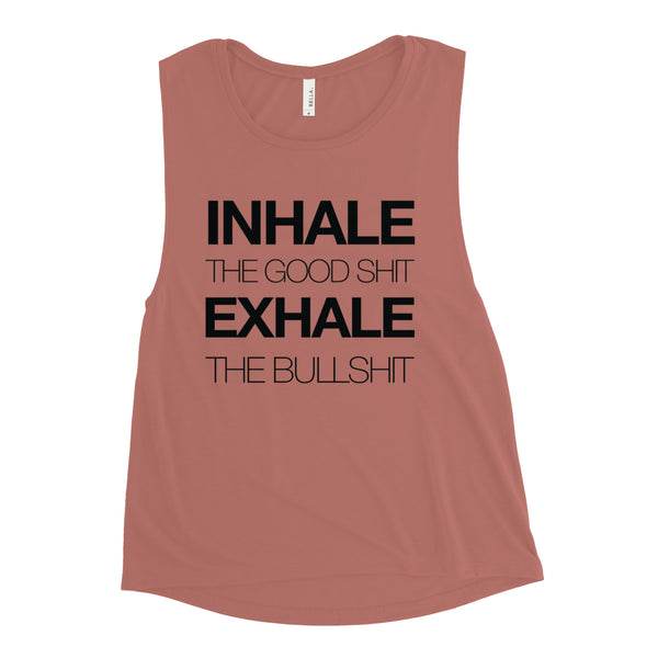 Inhale - Exhale Ladies’ Muscle Tank