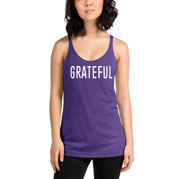 Grateful - Women's Racerback Tank