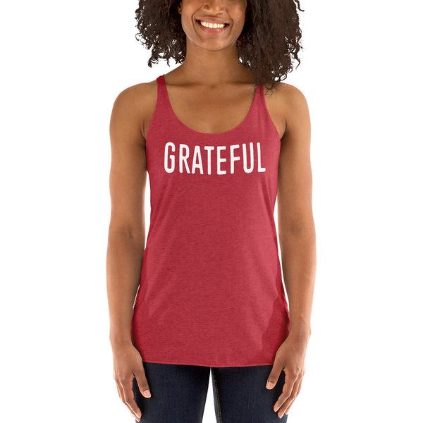 Grateful - Women's Racerback Tank