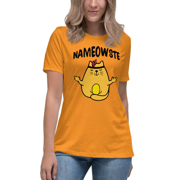 NA-MEOW-STE - Women's Relaxed T-Shirt